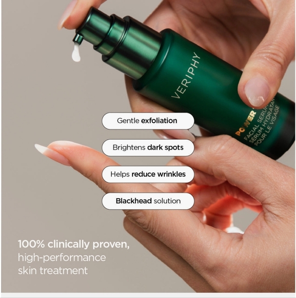 NIB $90 Luxury Veriphy Power Trip Phytoglycogen & AHA facial serum - Picture 6 of 8